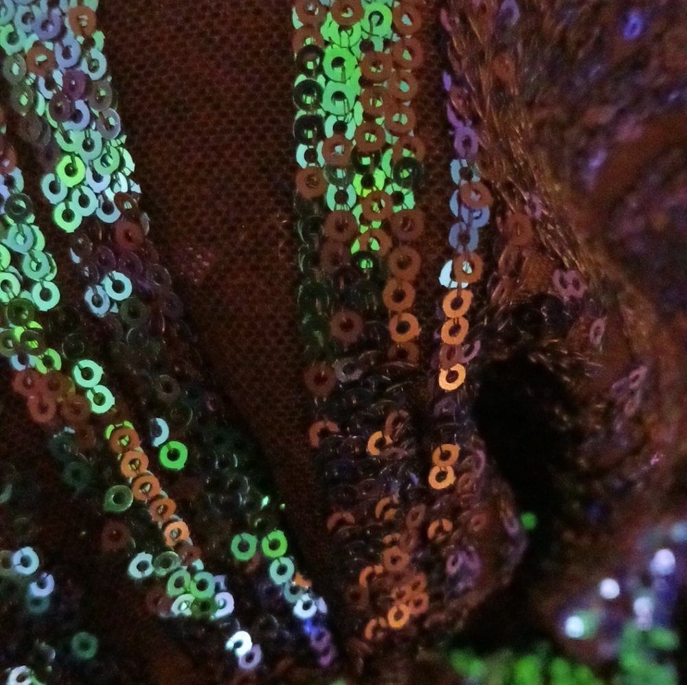 Green Sequin Duster - image 3